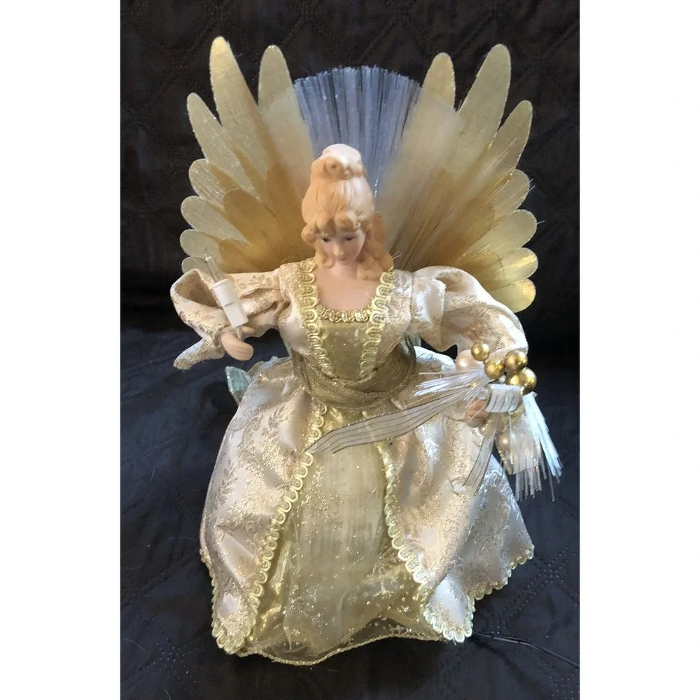 Vintage Fiber Optic Christmas Angel 12